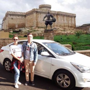 Our client from Russia sent a photo near to the Mardakan Castle